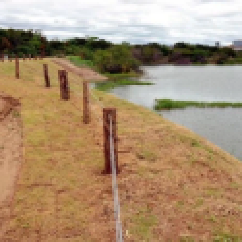 Parque Porto das Ã�guas comeÃ§a a ganhar forma