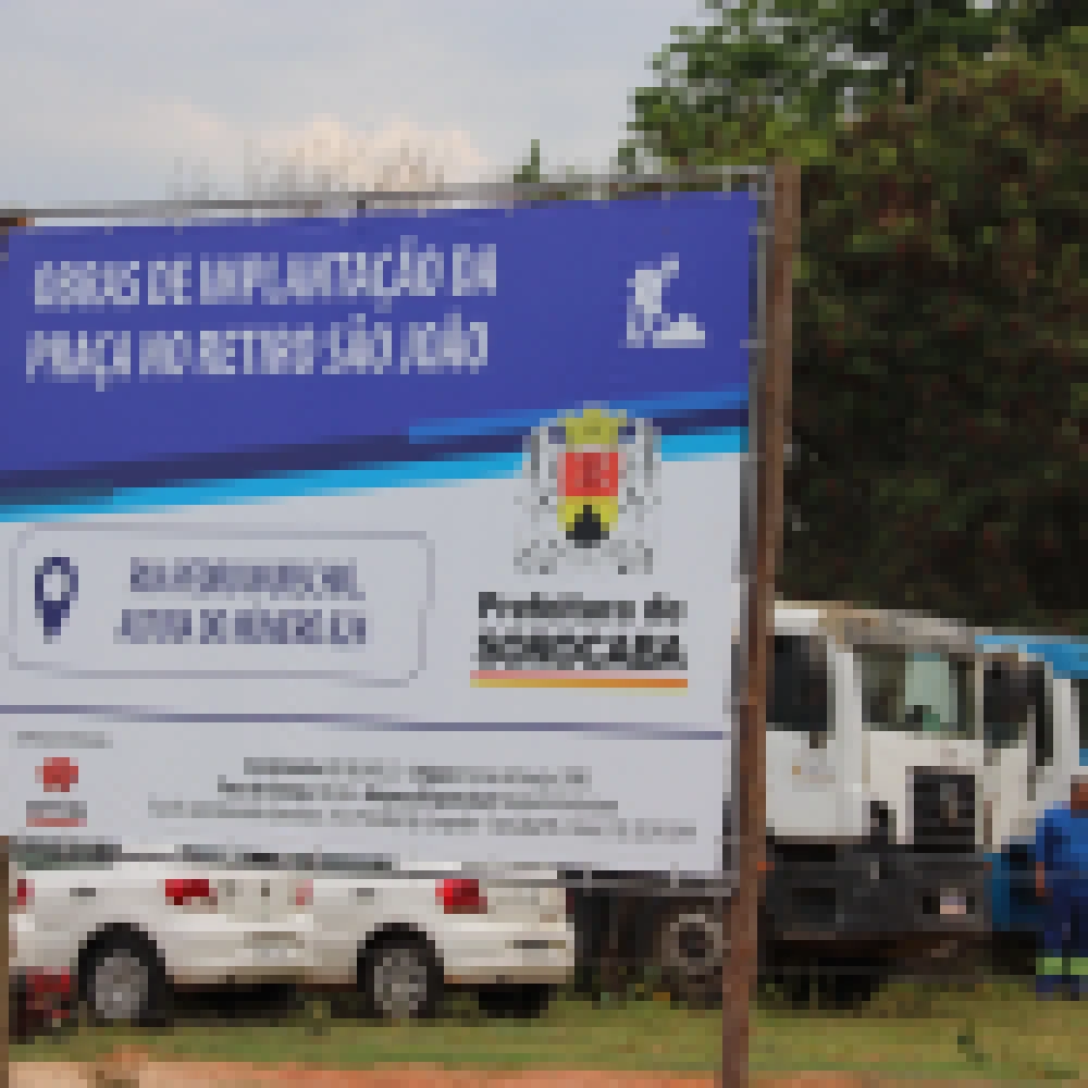 Prefeitura de Sorocaba inicia construÃ§Ã£o de completa Ã¡rea de lazer no bairro Retiro SÃ£o JoÃ£o