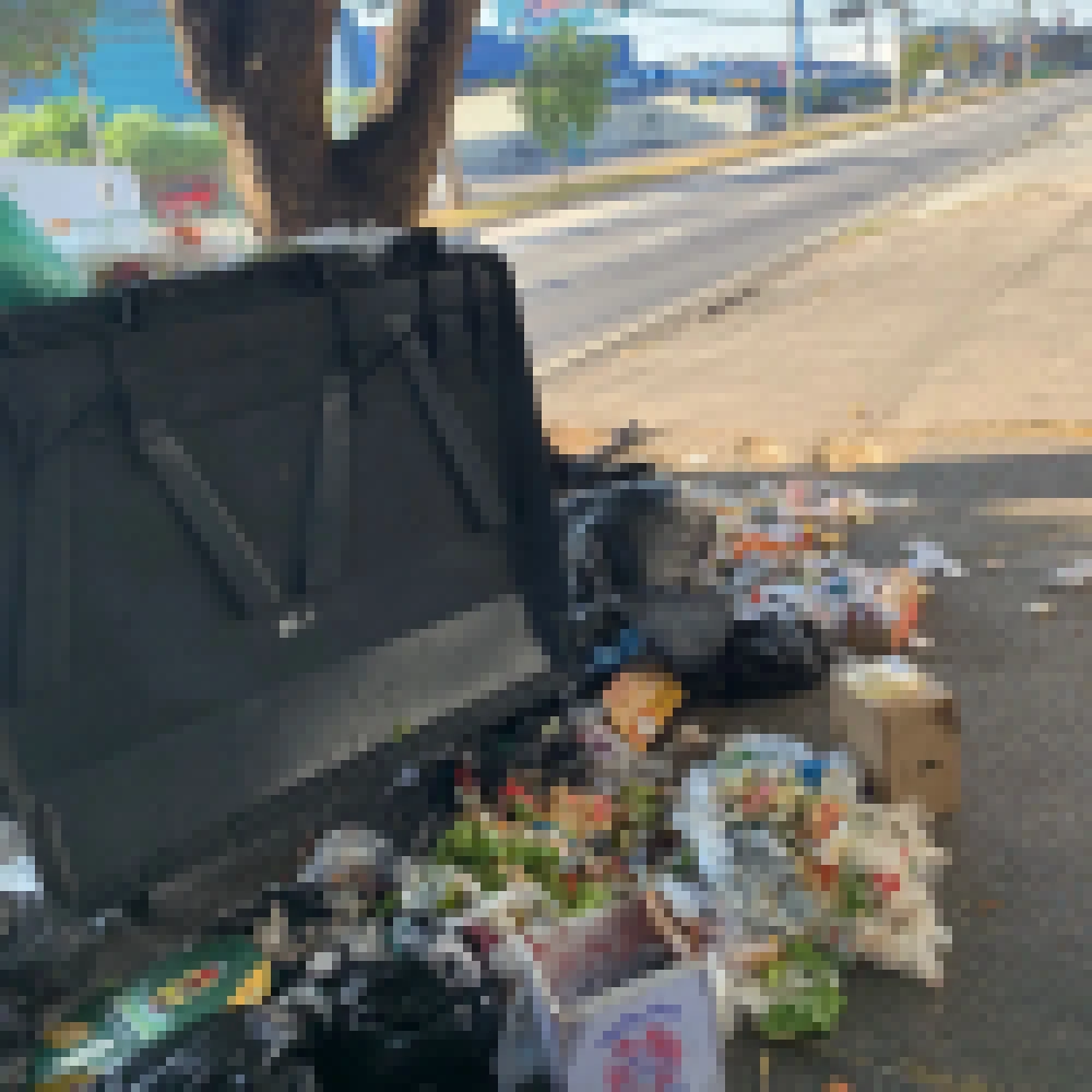 Comerciante reclama da falta de ContÃªineres na Avenida Itavuvu