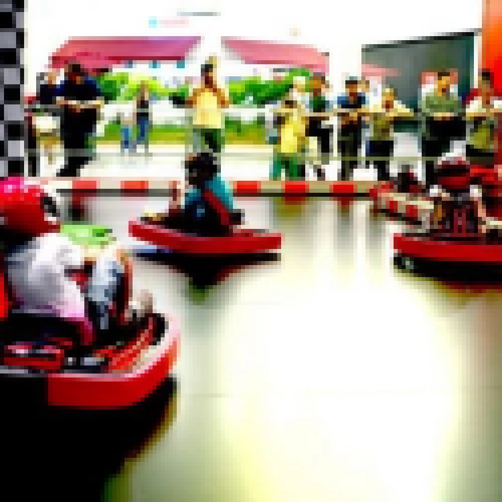 Pista de Kart Ã© atraÃ§Ã£o radical do Iguatemi Esplanada