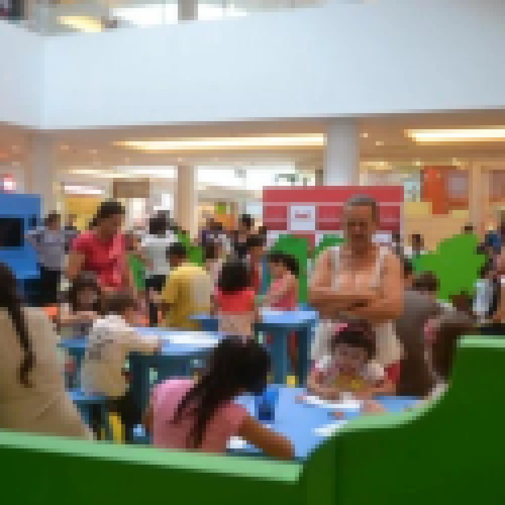 Veja algumas imagens feitas hoje(06), no EspaÃ§o Galinha Pintadinha, dentro do Shopping Cidade Sorocaba