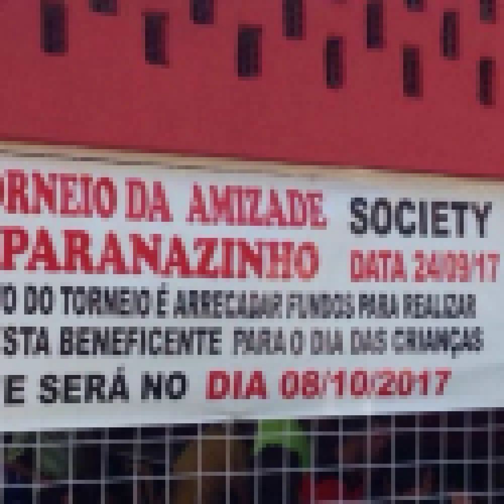 Esporte Clube Paranazinho realiza torneio beneficente em prol de festa do Dia das CrianÃ§as