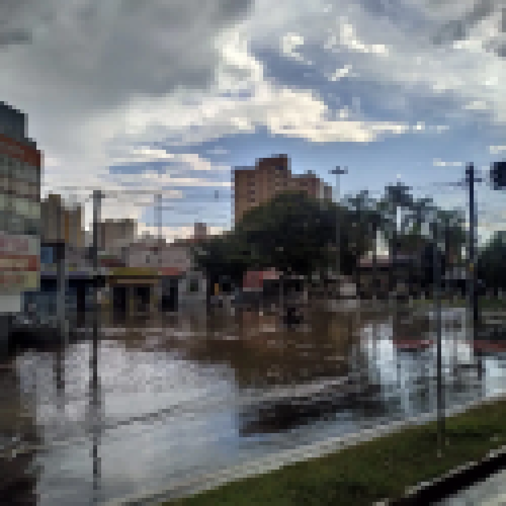 Defesa Civil divulga balanÃ§o da forte chuva desta tarde