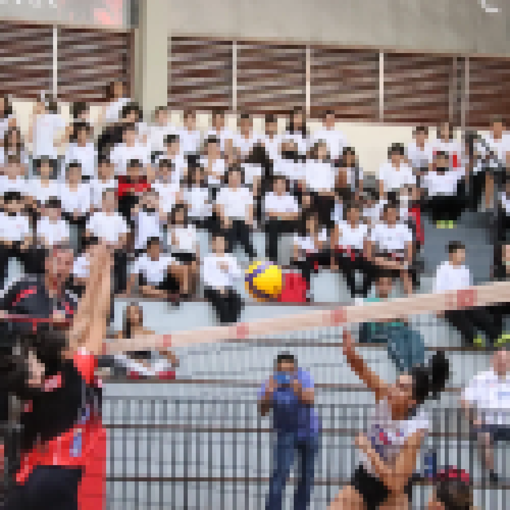 Partida amistosa reÃºne vÃ´lei feminino de Sorocaba e seleÃ§Ã£o adulta das Filipinas