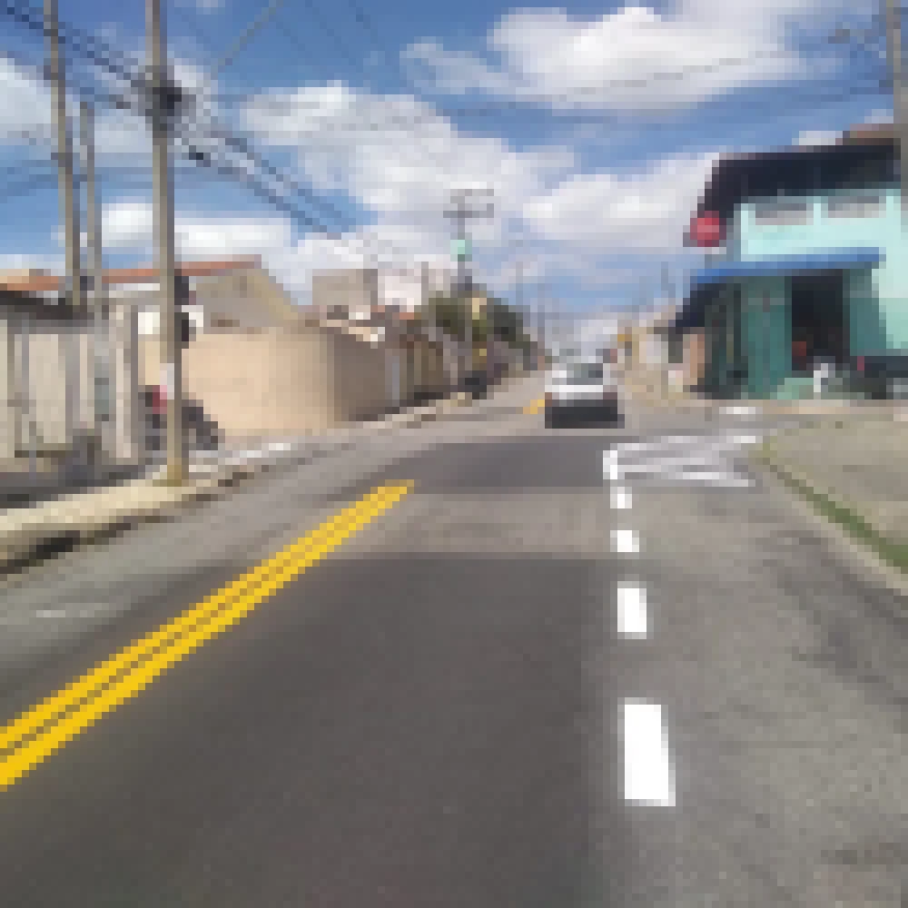 Urbes revitaliza sinalizaÃ§Ã£o de solo de ruas na Vila Haro