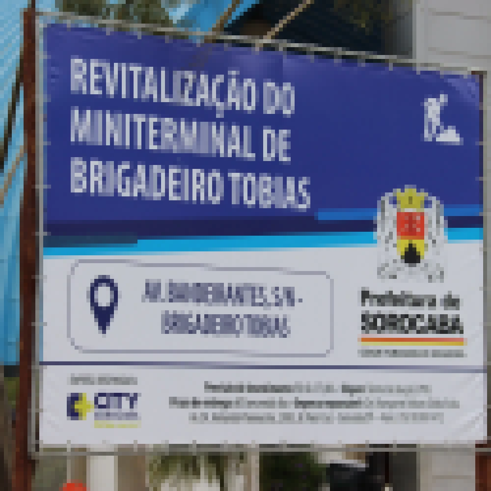 Prefeitura inicia obras de revitalizaÃ§Ã£o do Miniterminal de Ã”nibus em Brigadeiro Tobias