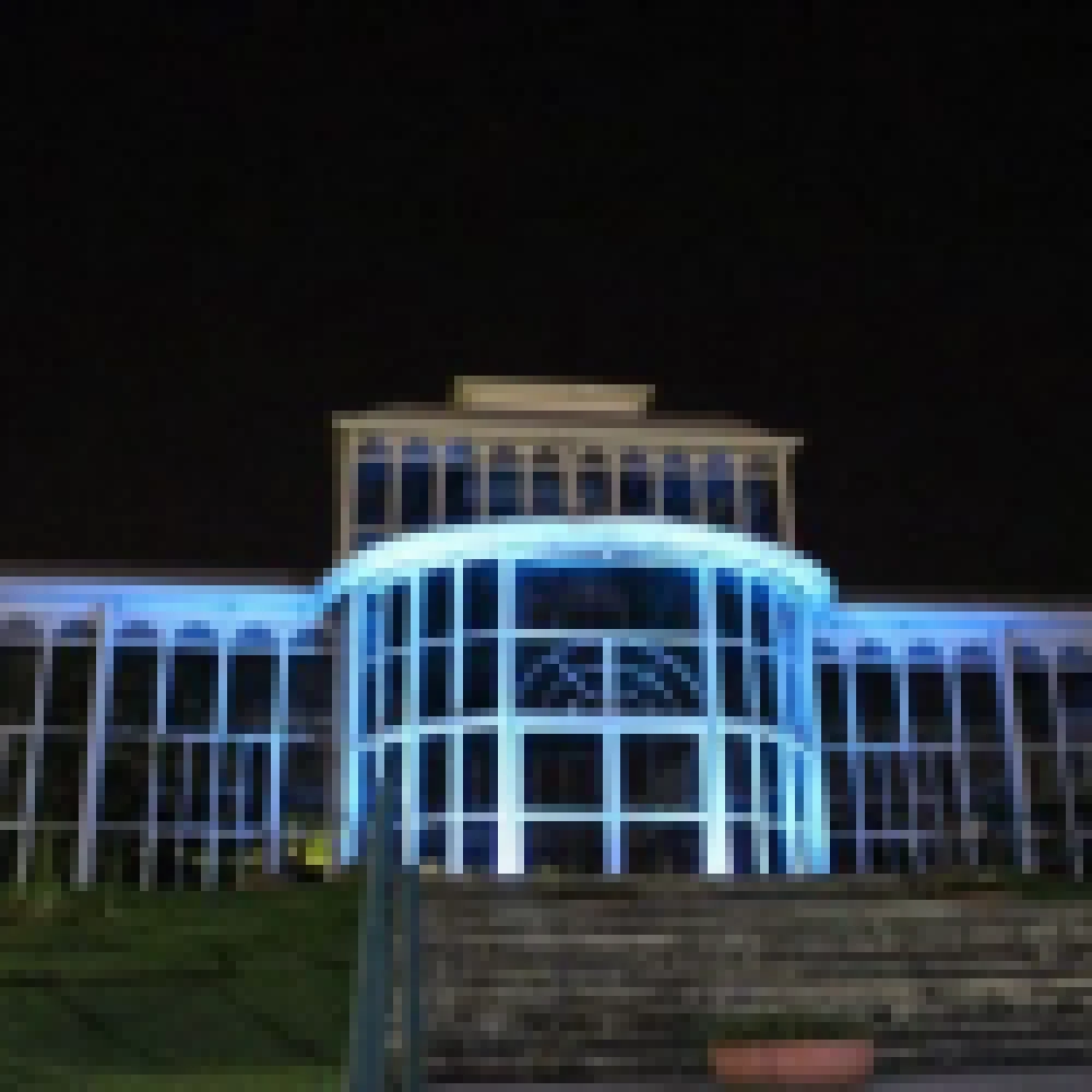 Palacete de Cristal do Jardim BotÃ¢nico estÃ¡ com iluminaÃ§Ã£o especial