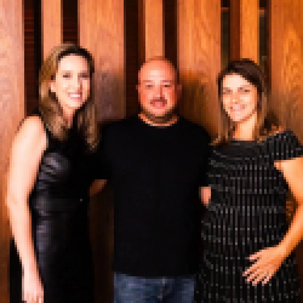 Stephanie Blasque Coordenadora de Vendas, Rafael Bengla Mestre Sócio Sicuro, Flávia Latorre Manão Sócia Auguri Empreendimentos.