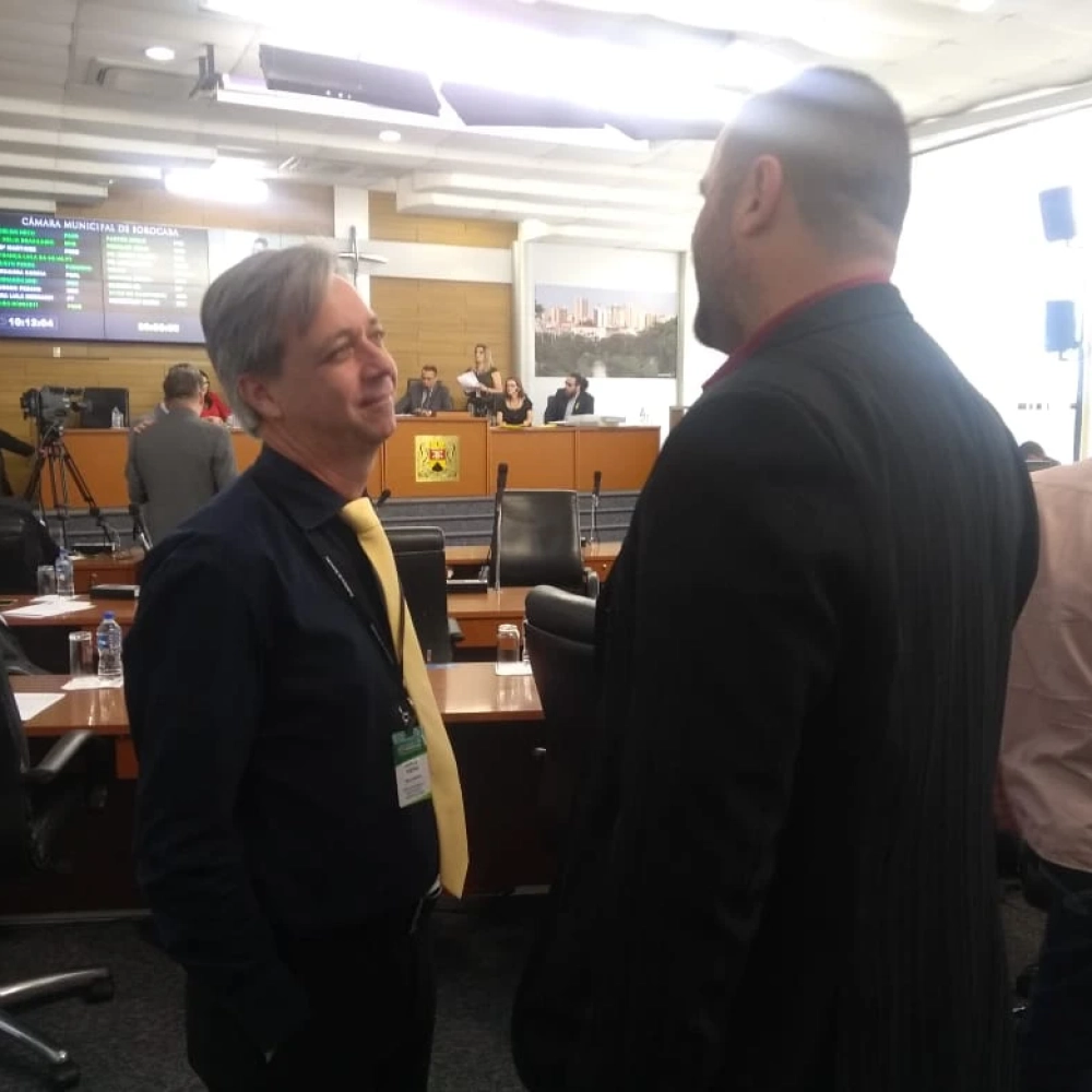 Jorge Vieira (SEABAN) se apresenta oficialmente como secretário aos vereadores
