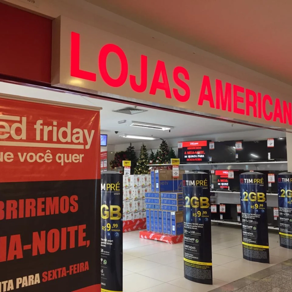 Lojas Americanas do Shopping Cidade abrem à meia-noite para a Black Friday