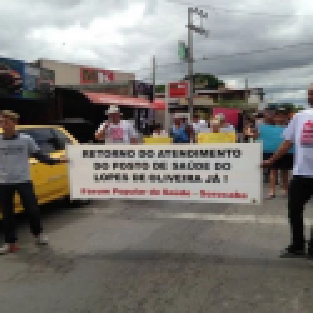 Moradores protocolam protesto por atraso em reabertura da UBS Lopes de Oliveira; Prefeitura não tem prazo para volta da unidade