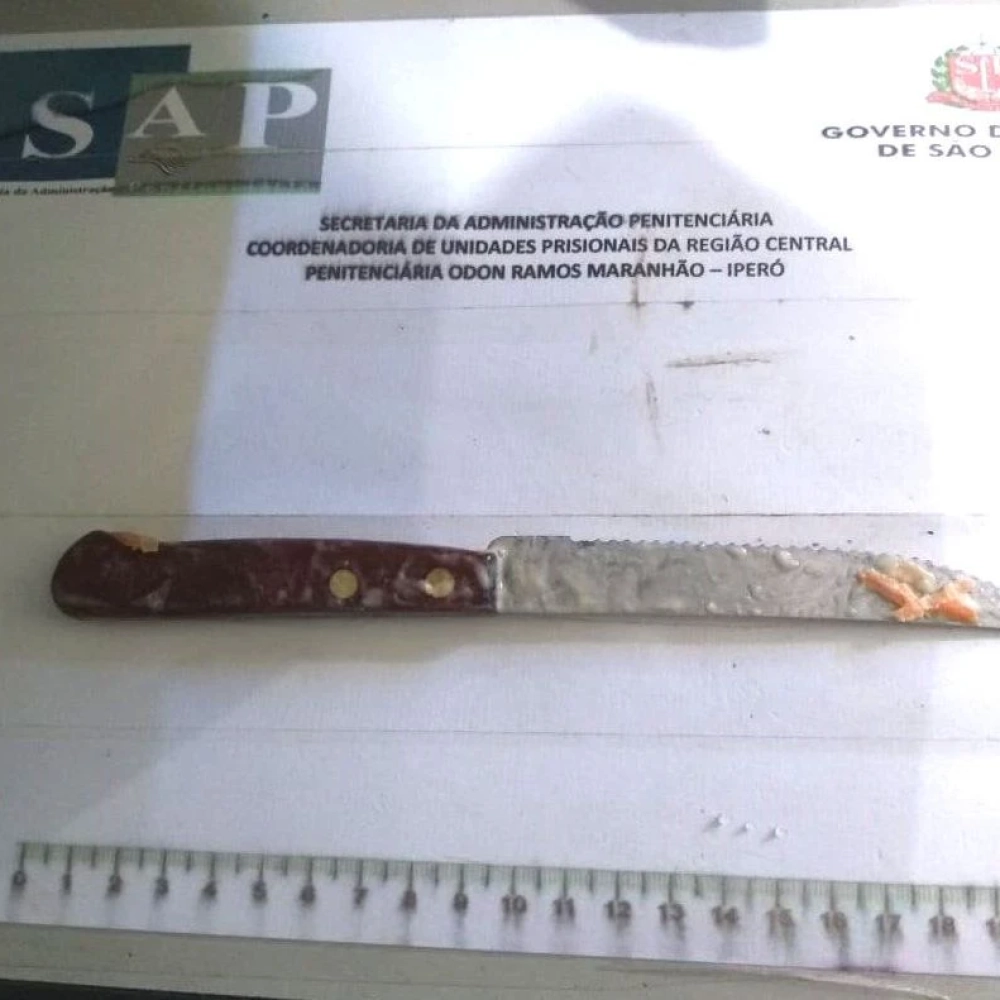 Na hora da “revista” em Penitenciária, faca é encontrada dentro de alimento