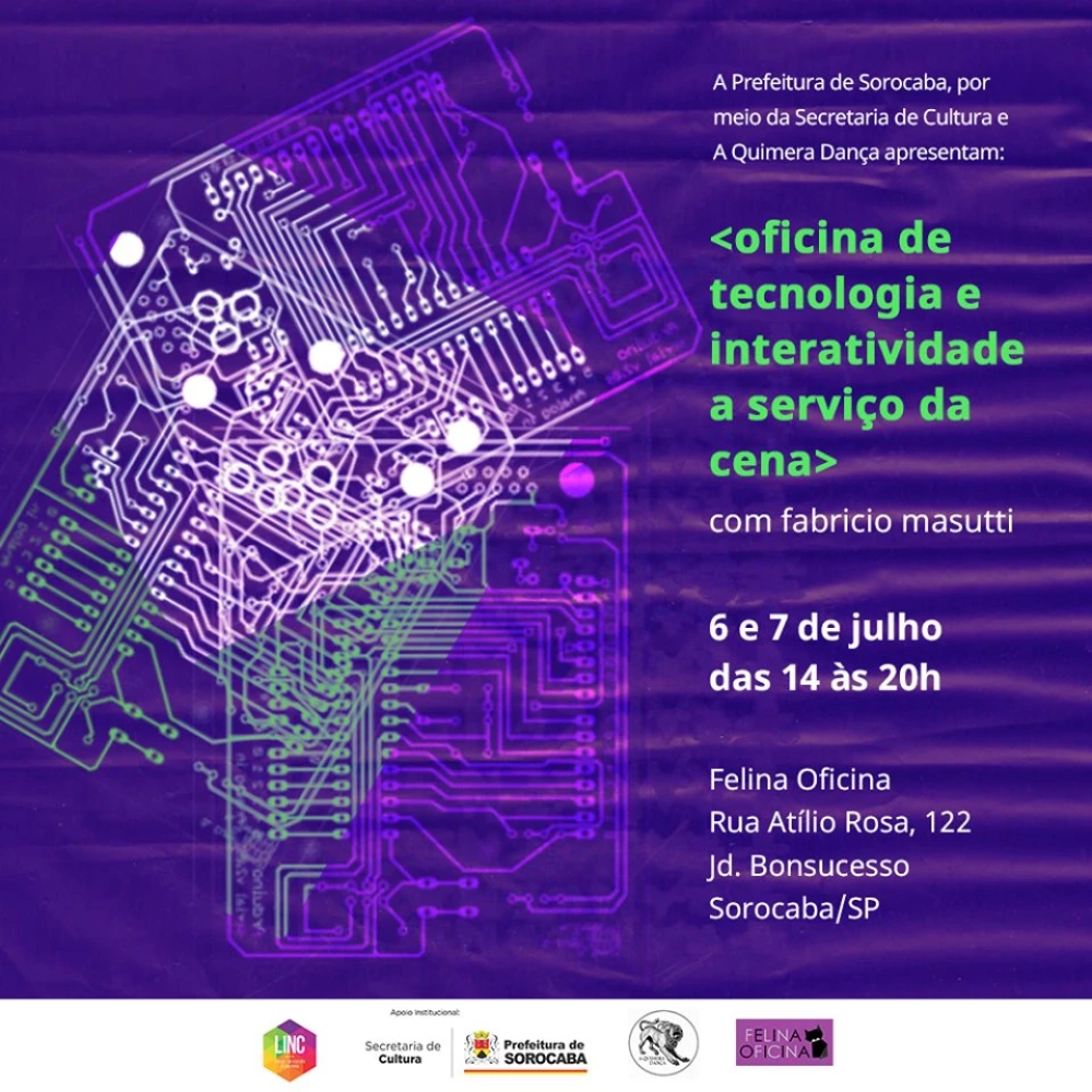 Oficina gratuita de tecnologia e arte está com inscrição aberta