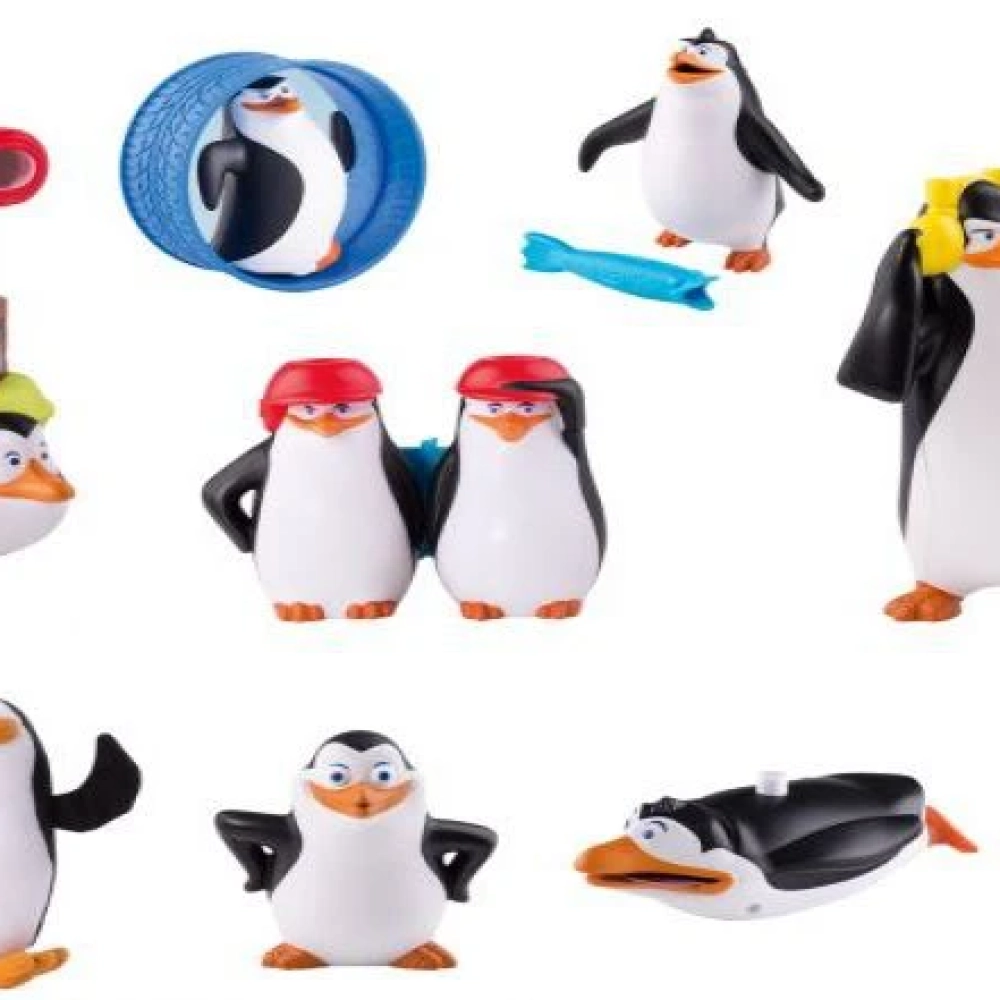 McLanche Feliz Brindes: mc lanche feliz apresenta : os pinguins de  madagascar o filme.