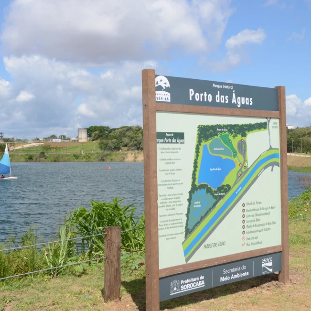 Parque Porto das Águas recebe melhorias