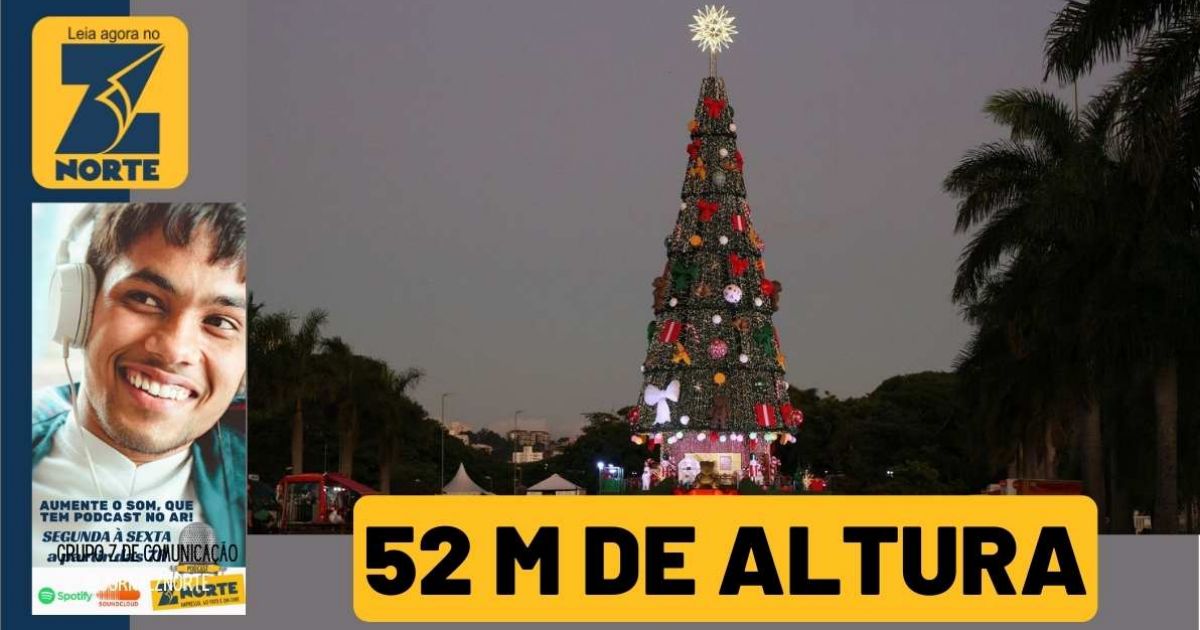 Parque Villa-Lobos, em SP, exibe Árvore de Natal com 52 m de altura -  Jornal Z Norte