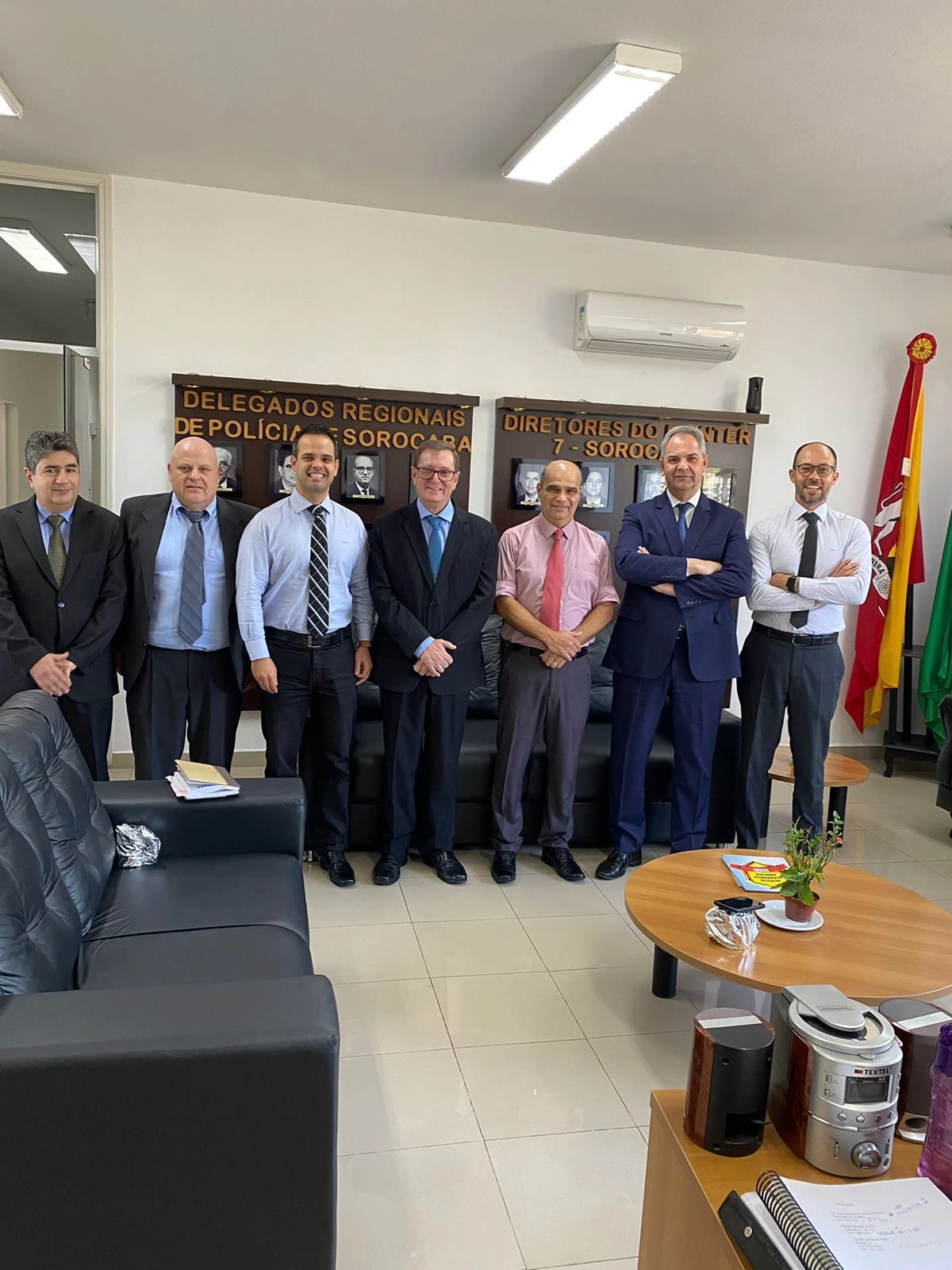 Diretor do Deinter 7 recebe a visita do Delegado Divisionário da Corregedoria de São Paulo