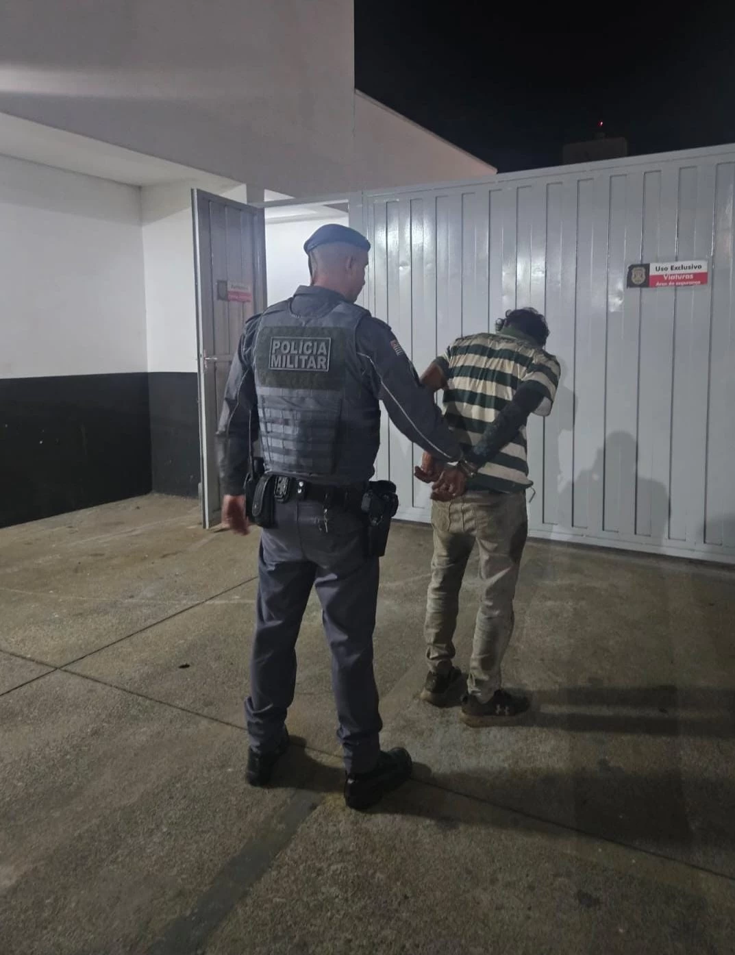 Polícia Militar recaptura preso que não retornou da “saidinha”