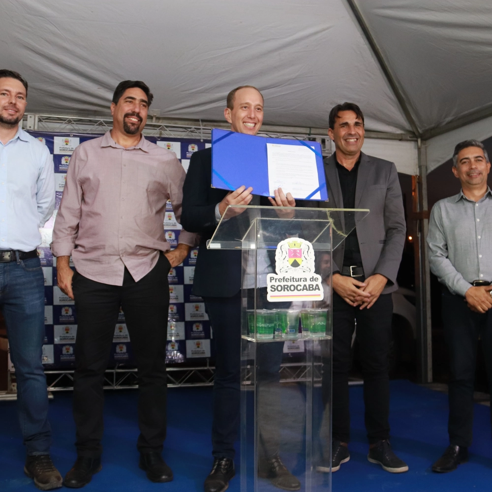 Prefeitura de Sorocaba dá início às obras de implantação de área de lazer no Jardim Alpes nesta segunda-feira (6)