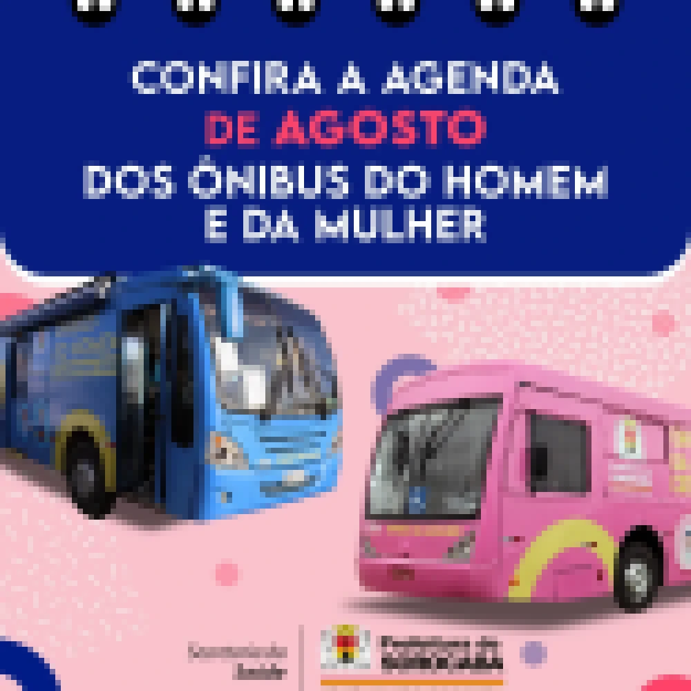 Prefeitura de Sorocaba divulga agenda de agosto dos Ônibus Azul e Rosa