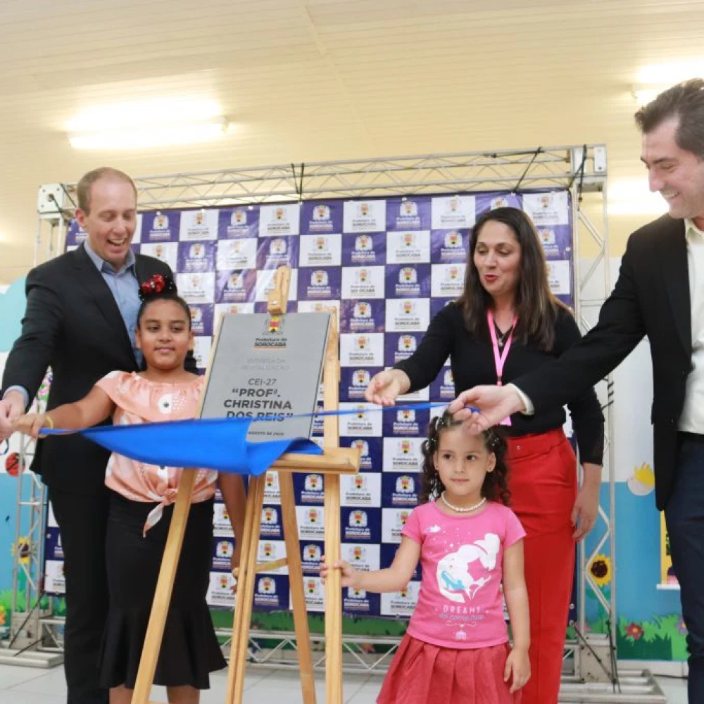 Prefeitura de Sorocaba entrega Centro de Educação Infantil CEI-27 totalmente revitalizado