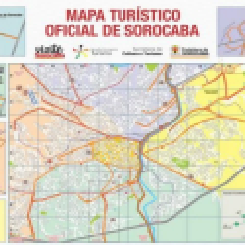 Prefeitura lança o Mapa Turístico Oficial de Sorocaba