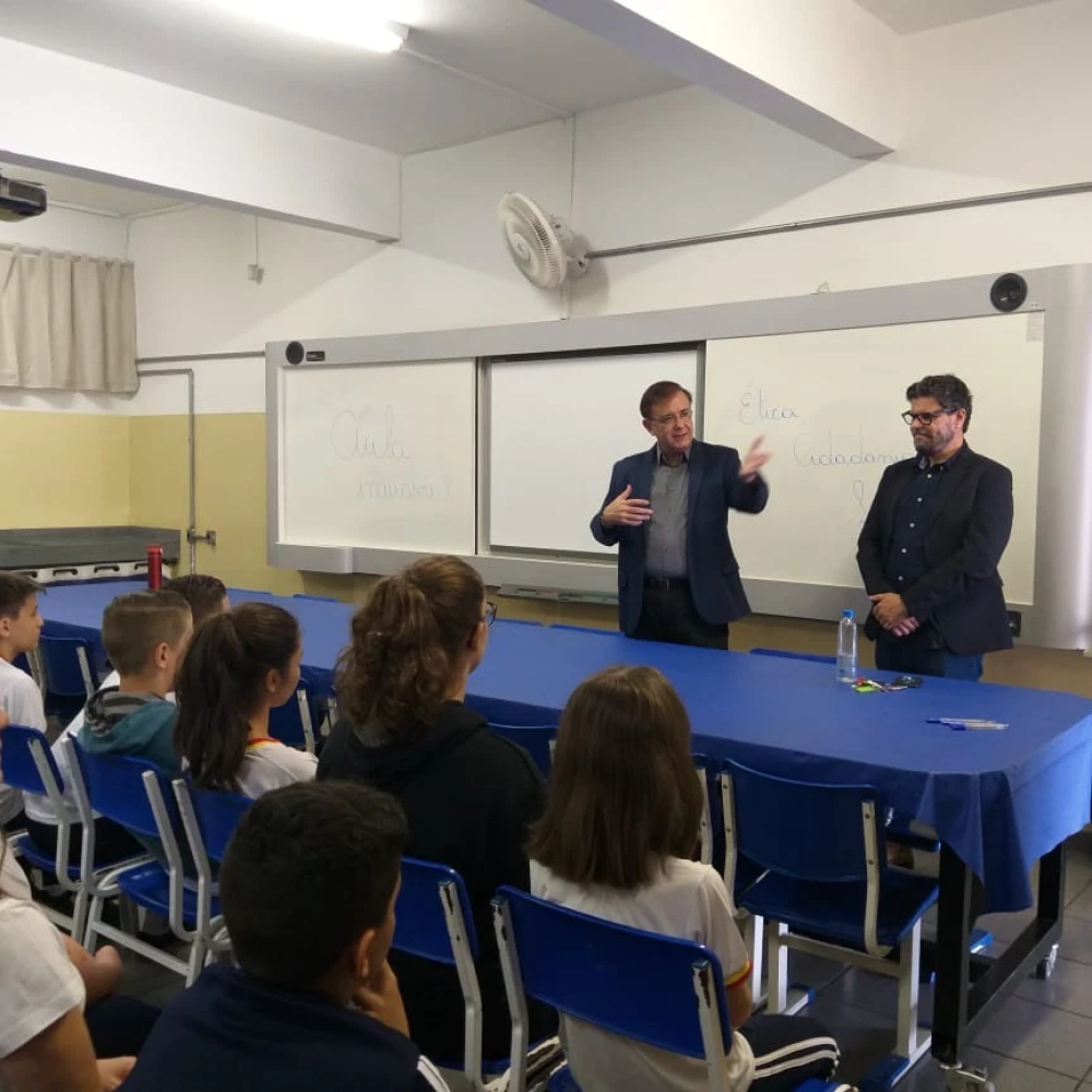 Projeto de Ética, Solidariedade e Cidadania tem aula inaugural na EM ‘Dr. Achilles de Almeida’