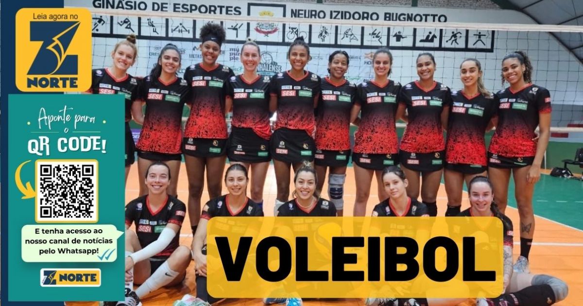 Renasce Voleibol joga contra o Sesi São Paulo em Sorocaba nesta