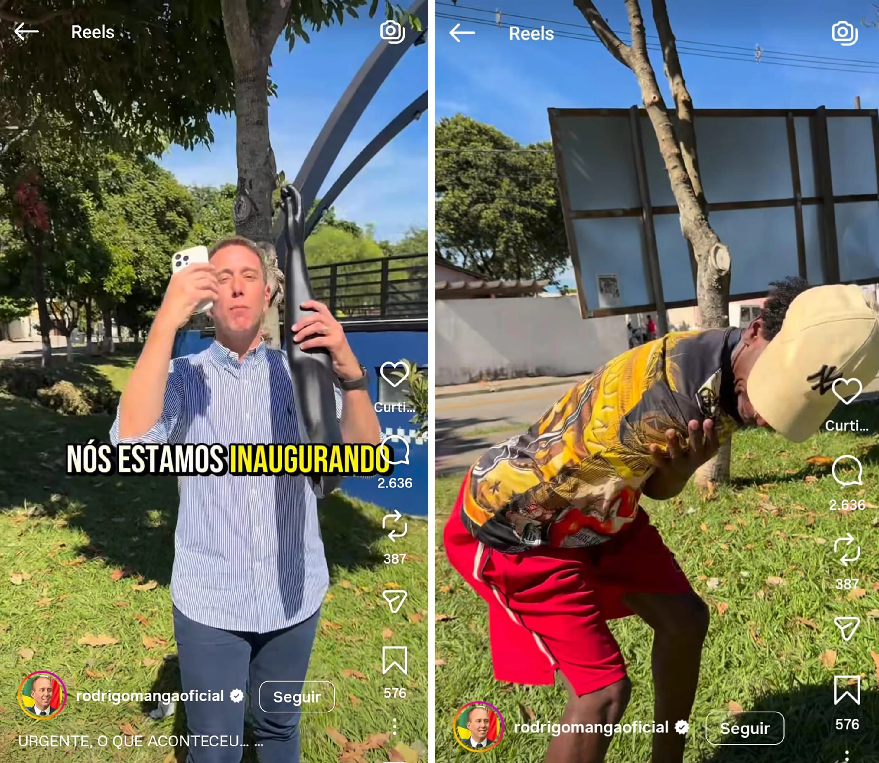 Vídeo do prefeito Rodrigo Manga com encenação de crime provoca reação e denúncia por racismo