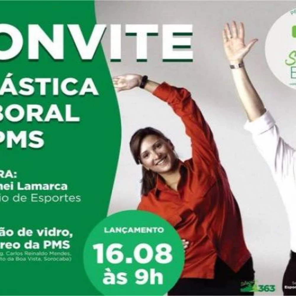 Saúde em Dia terá Ginástica Laboral para servidores