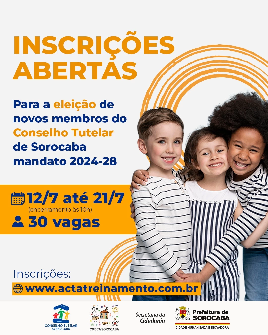 Sorocaba abre concurso para Conselho Tutelar