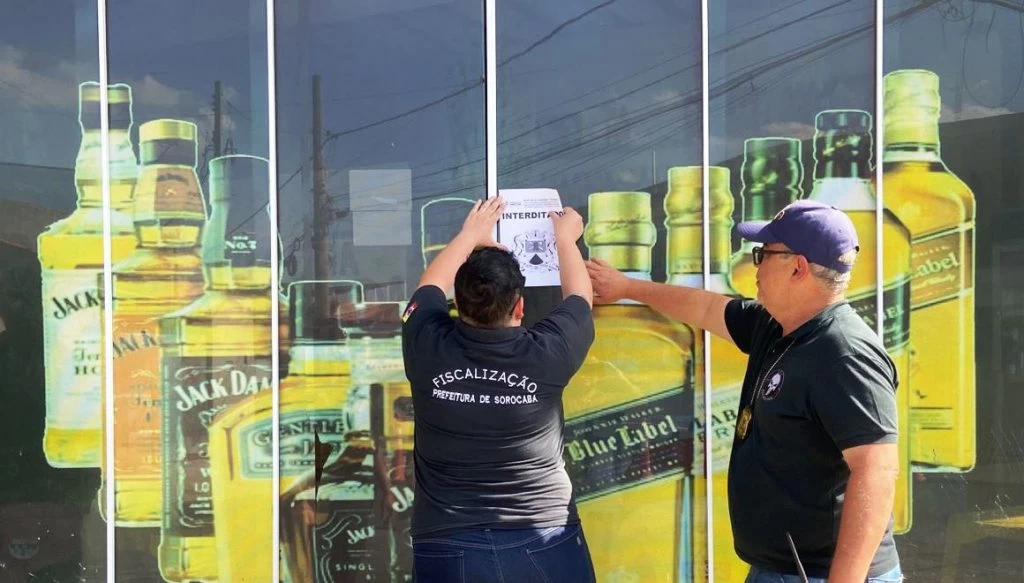 Operação conjunta interdita quatro adegas que operavam irregularmente em Sorocaba