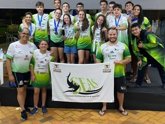 Natação de Sorocaba conquista 12 medalhas em Torneio Regional em Limeira