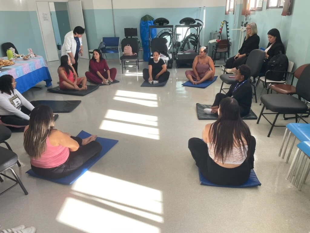 Encontro reúne gestantes no Cras Laranjeiras