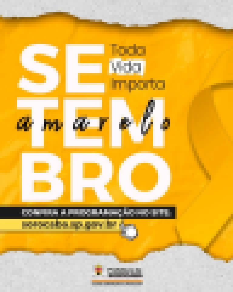 UBSs realizam ações alusivas à campanha Setembro Amarelo
