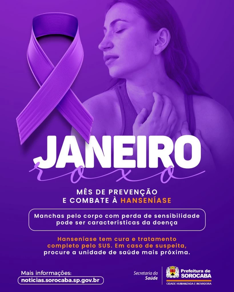 UBSs realizam ações de conscientização sobre combate à hanseníase na campanha Janeiro Roxo