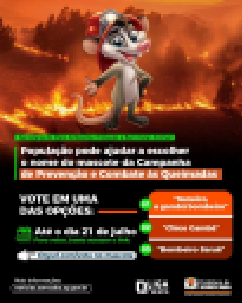População pode ajudar na escolha de nome da mascote da Campanha de Prevenção e Combate às Queimadas