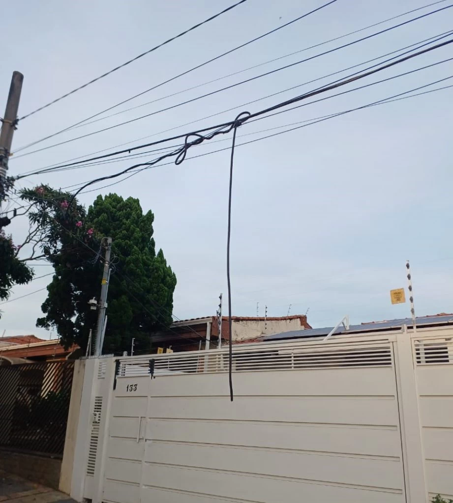 GCM flagra furto de cabo de telefonia próximo à sede da corporação na Zona Norte