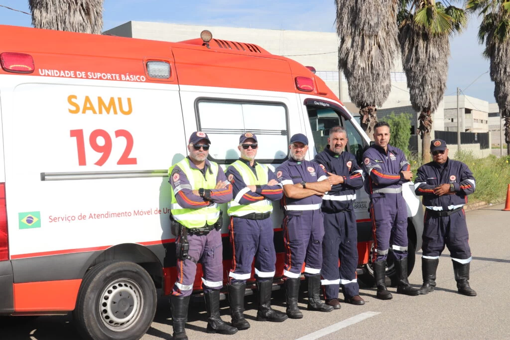 Samu realiza treinamento para condutores em vias públicas no Jardim Ibiti do Paço