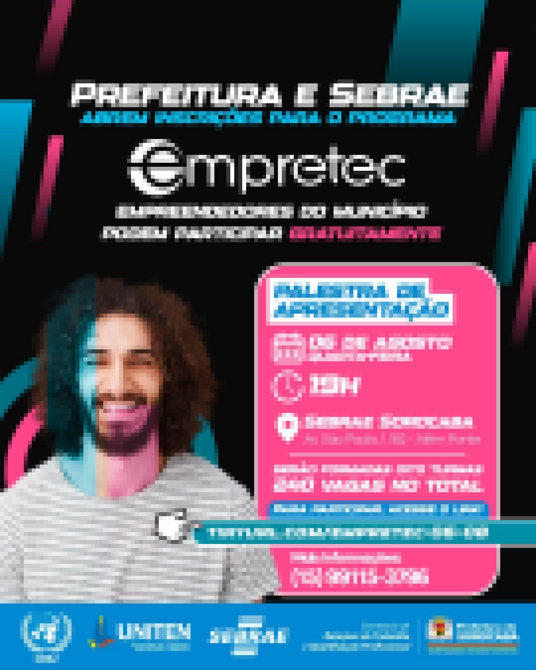Nova palestra do Empretec acontece nesta quarta-feira (6)