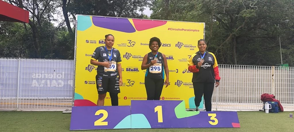 Equipe Paralímpica de Atletismo de Sorocaba conquista cinco medalhas na 1ª Fase Nacional do Circuito Loterias Caixa