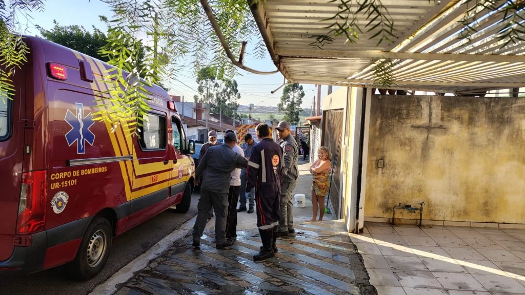Equipes do Samu e Corpo de Bombeiros realizam trabalho de parto com sucesso no Jardim Eucaliptos