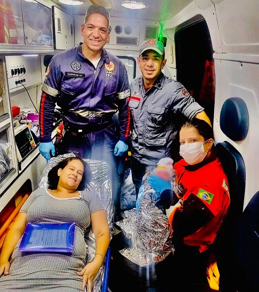 Socorrista do Samu realiza parto emergencial no Parque São Bento