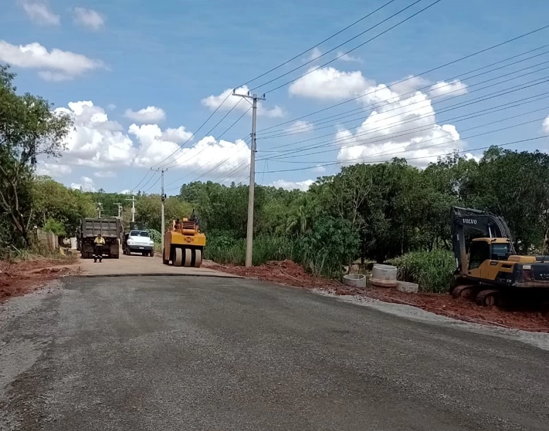 Obra de recuperação de trecho da estrada vicinal Sorocaba/Iperó chega à fase final e pode ser liberada nesta quinta-feira (09)