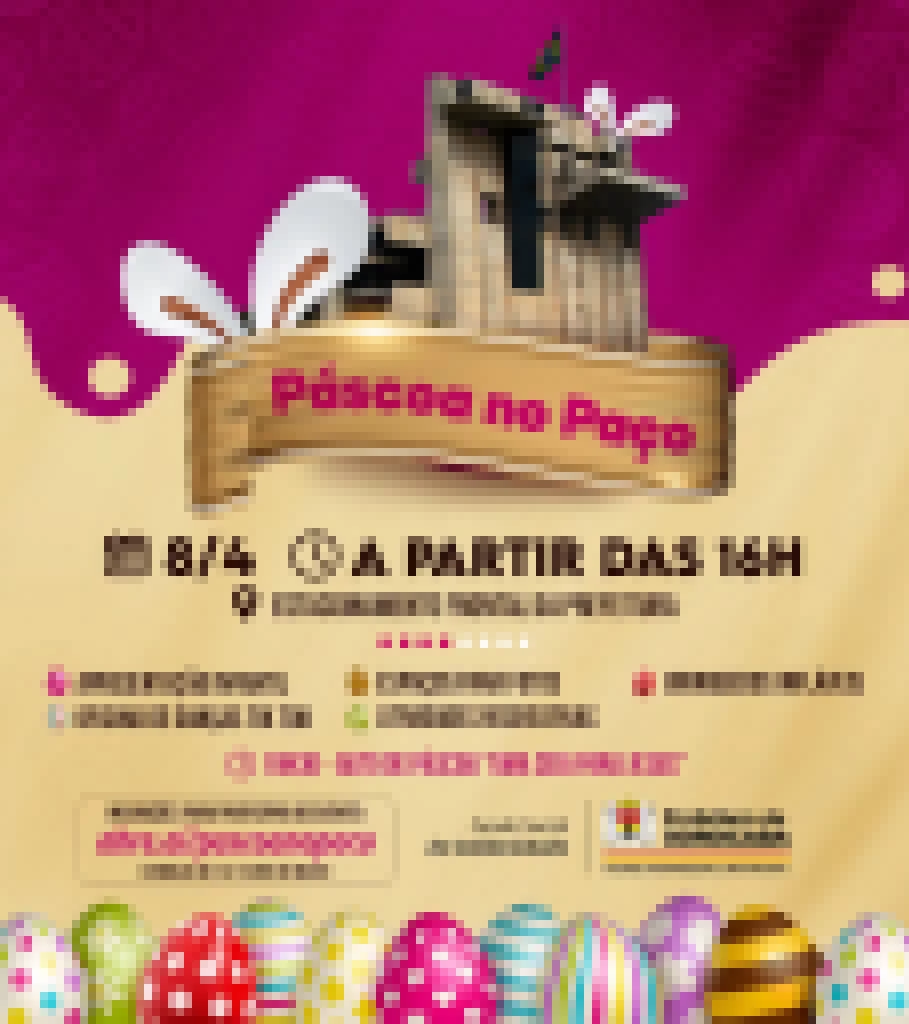 Prefeitura de Sorocaba promove grande evento “Páscoa no Paço” no dia 8 de abril