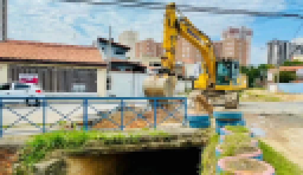 Prefeitura de Sorocaba e Saae iniciam troca de segunda travessia sobre córrego no Jardim Piratininga