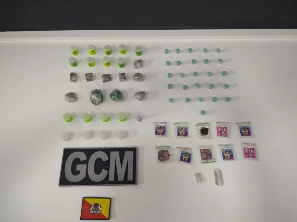 GCM prende acusado por tráfico de drogas no Jardim Maria Eugênia