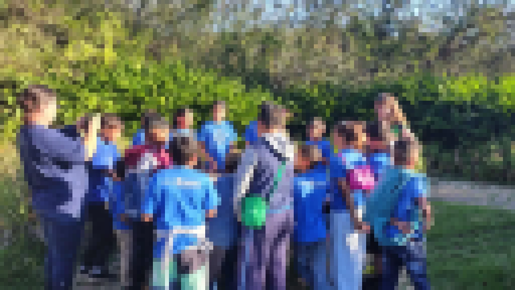 Crianças da Pastoral do Menor participam de atividade educativa no Jardim Botânico de Sorocaba