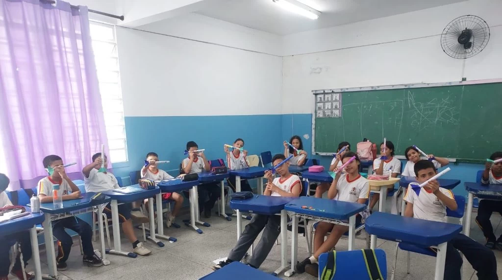 Alunos da E.M. Prof. Irineu Leister participam da Olimpíada Brasileira de Astronomia e Olimpíada de Foguetes 2025