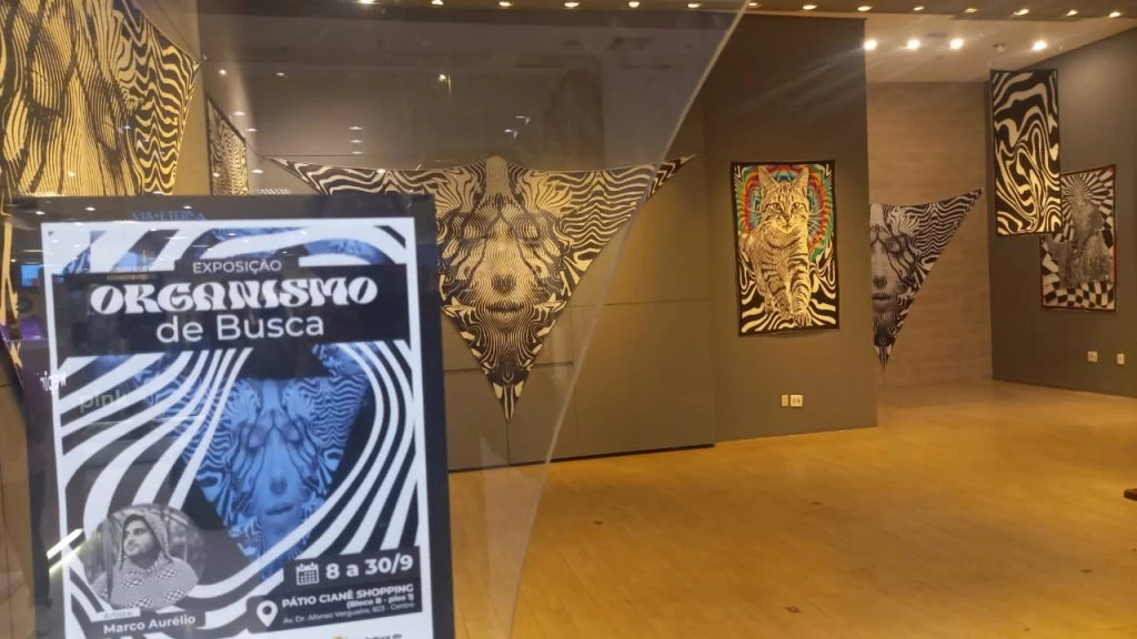 Exposição “Organismo de busca” pode ser conferida no Pátio Cianê Shopping a partir desta segunda-feira (8)
